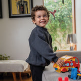 Sweatshirt Oversize Cuello Alto Charcoal