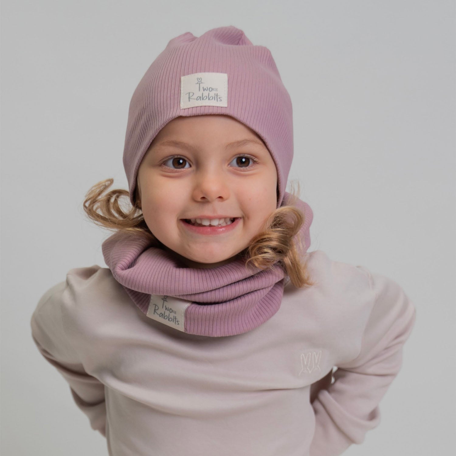 Beanie Acanalado Mauve