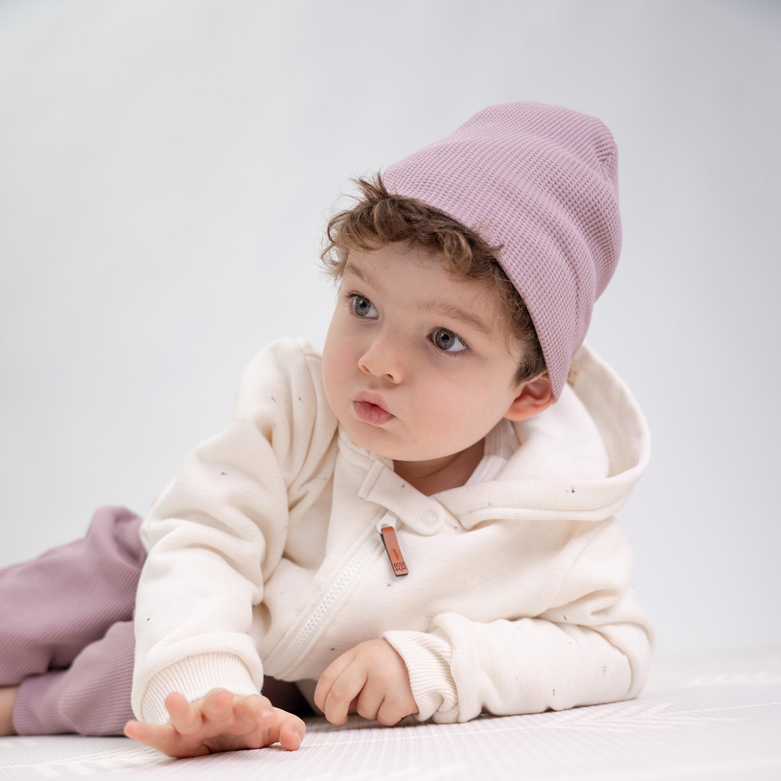 Beanie Waffle Mauve
