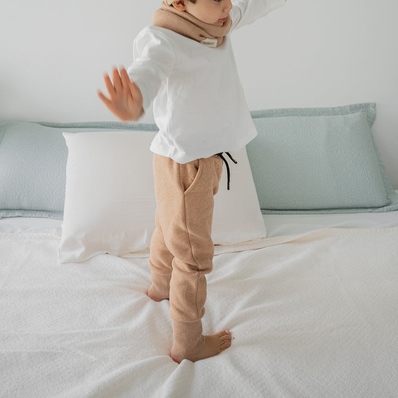 Buzo Comfy Camel Afranelado