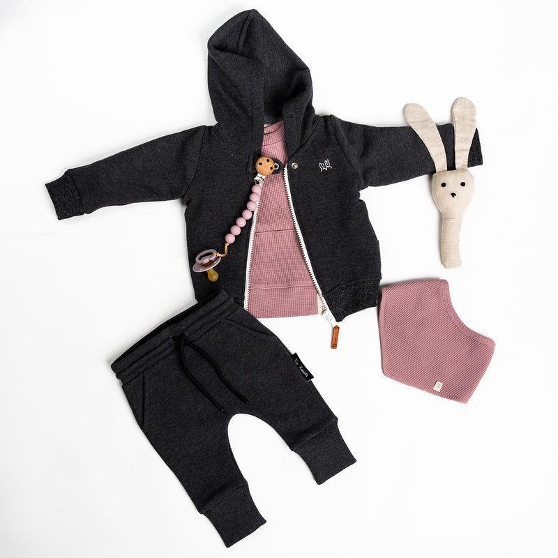 Buzo Comfy Charcoal Afranelado