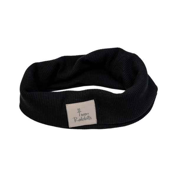 Cuello waffle negro