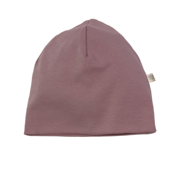 Beanie New Born Mauve