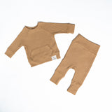 Pant Waffle Caramel -Adjustable Fit!