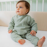 Pant Waffle Menta -Adjustable Fit!