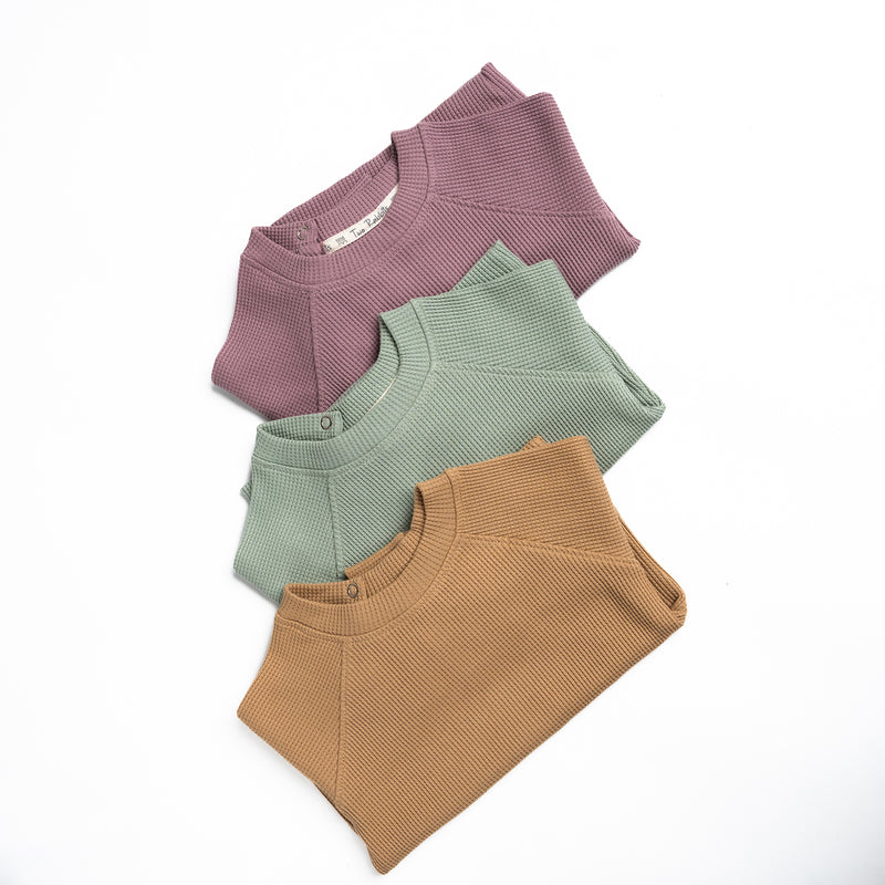 Poleron Waffle Mauve