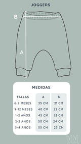 Jogger Orgánico Avocado a Rayas