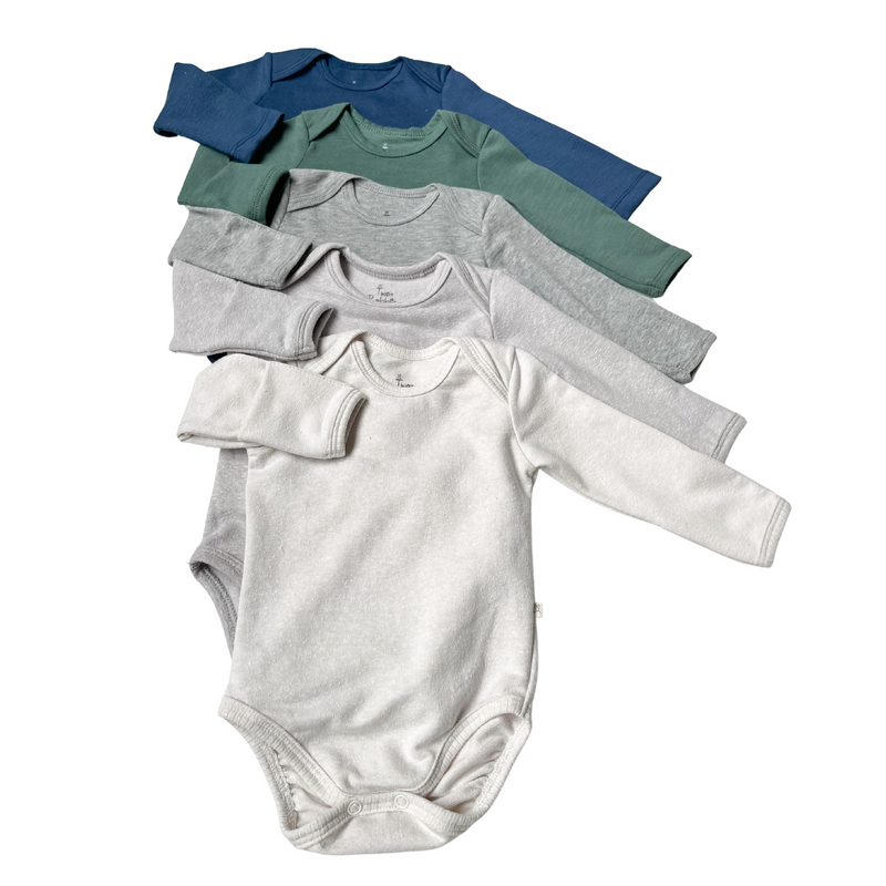 Body Manga Larga Cotton Shadow