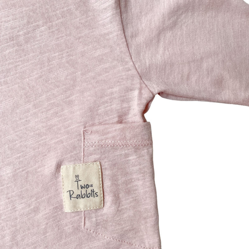 Polo manga larga cotton flame Dusty Rose