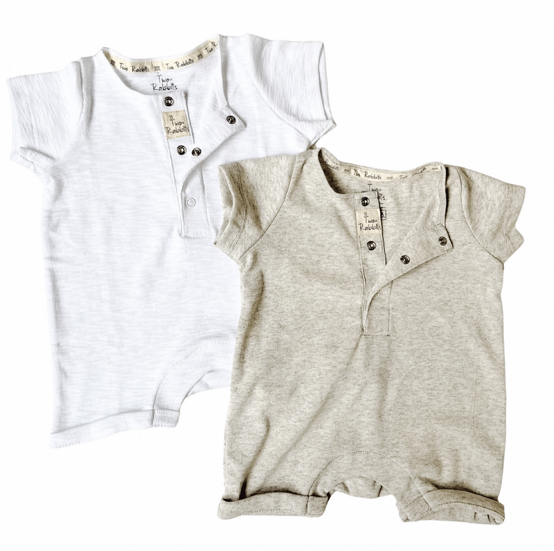 Romper con Manga Corta Blanco