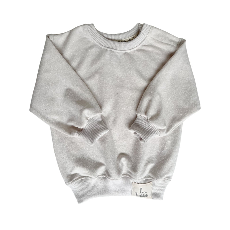 Spring Oversize Sweatshirt Vainilla