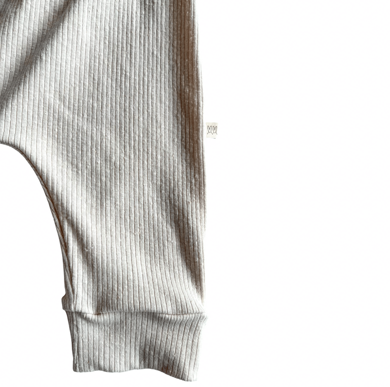 Jogger Acanalado Vainilla
