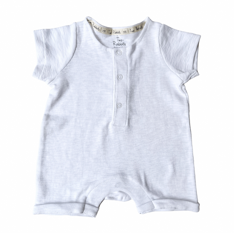 Romper con Manga Corta Blanco
