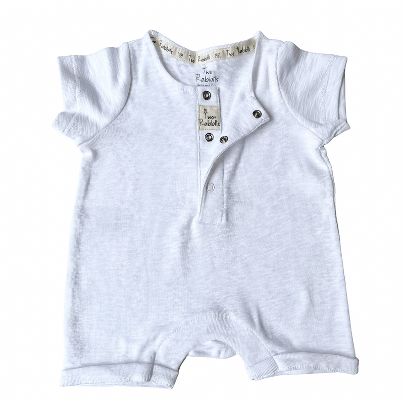 Romper con Manga Corta Blanco