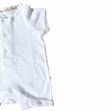 Romper con Manga Corta Blanco