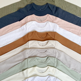 Body Manga Larga Cotton Flame Blanco