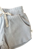 Short Comfy Rib Silver