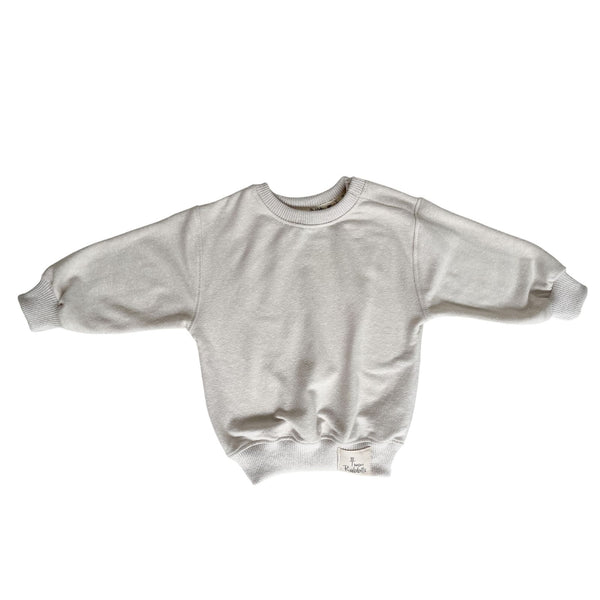 Spring Oversize Sweatshirt Vainilla