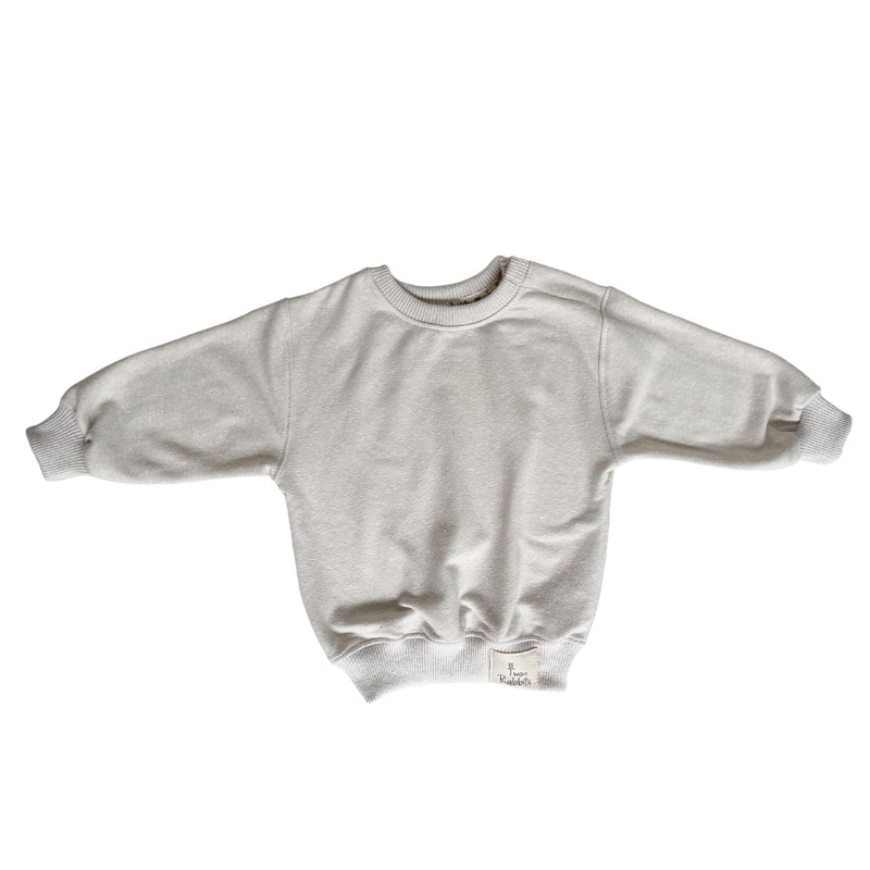 Spring Oversize Sweatshirt Vainilla