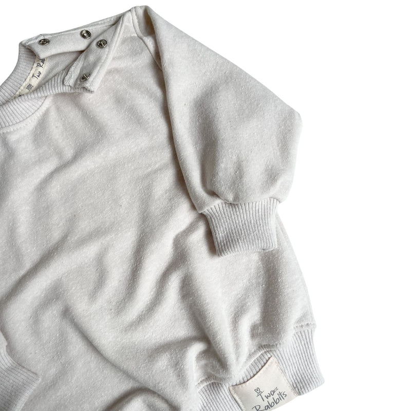 Spring Oversize Sweatshirt Vainilla