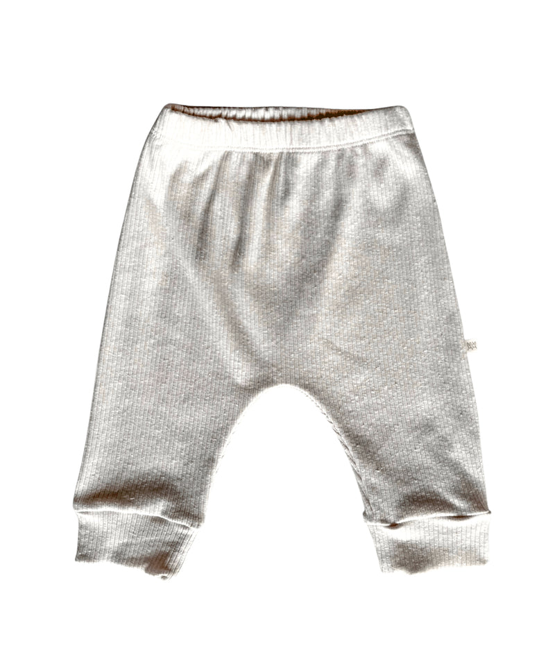 Jogger Acanalado Vainilla