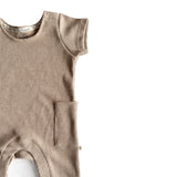 Jumpsuit waffle beige