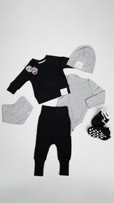 Pant Waffle Negro -Adjustable Fit!