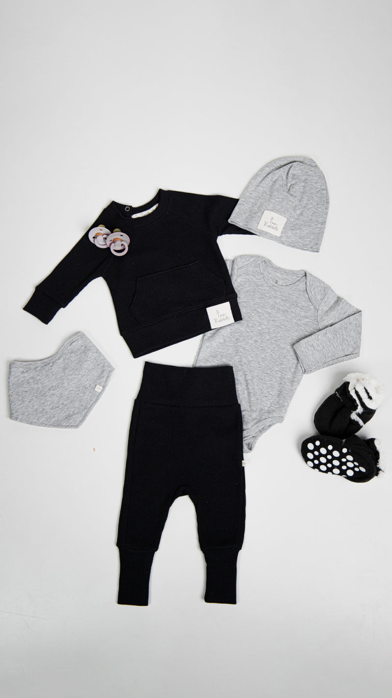 Pant Waffle Negro -Adjustable Fit!