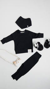 Pant Waffle Negro -Adjustable Fit!