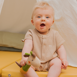 Romper Waffle Beige
